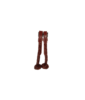 Agarres de porra trenzada silla vaquera 'Los Nietos' | Bola